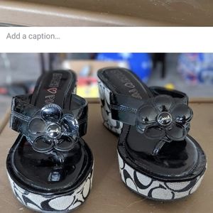 Coach Poppy Platform Sandals